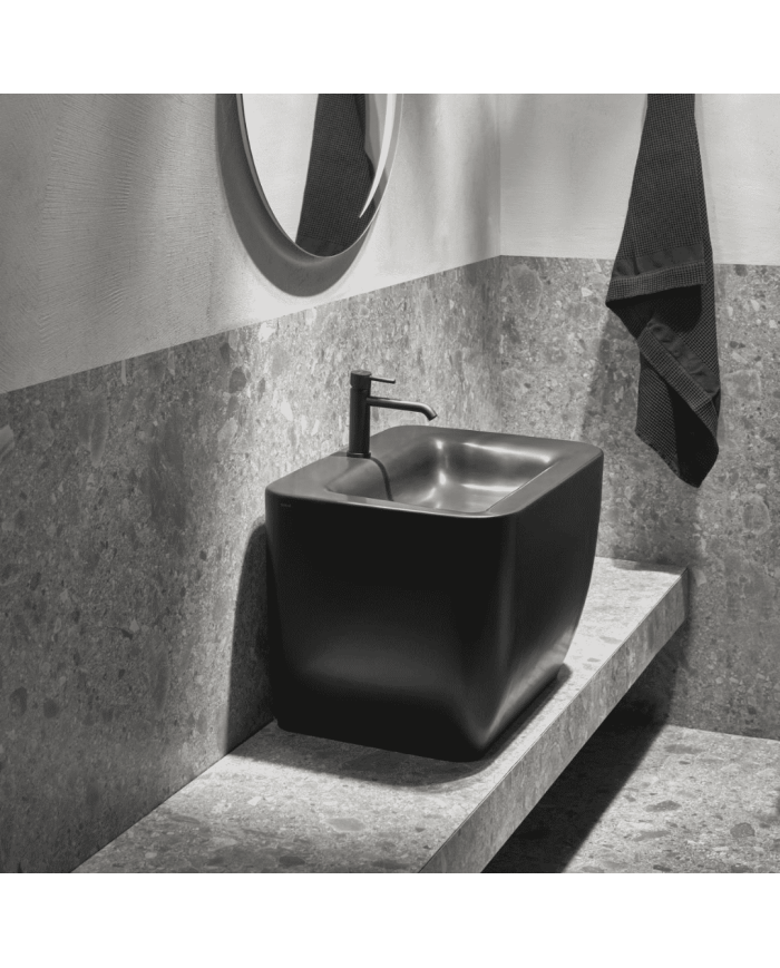 Lavabo suspendu Simas | Céramique artisanale italienne