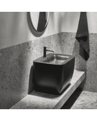 Lavabo suspendu Simas | Céramique artisanale italienne