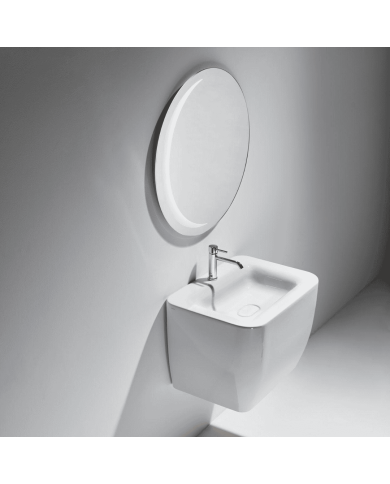 Lavabo suspendu Simas | Céramique artisanale italienne