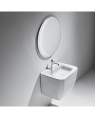 Lavabo suspendu Simas | Céramique artisanale italienne