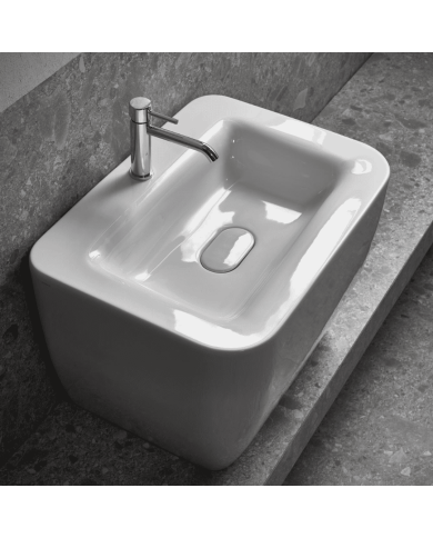 Lavabo suspendu Simas | Céramique artisanale italienne