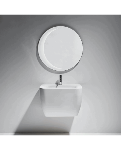 Lavabo suspendu Simas | Céramique artisanale italienne