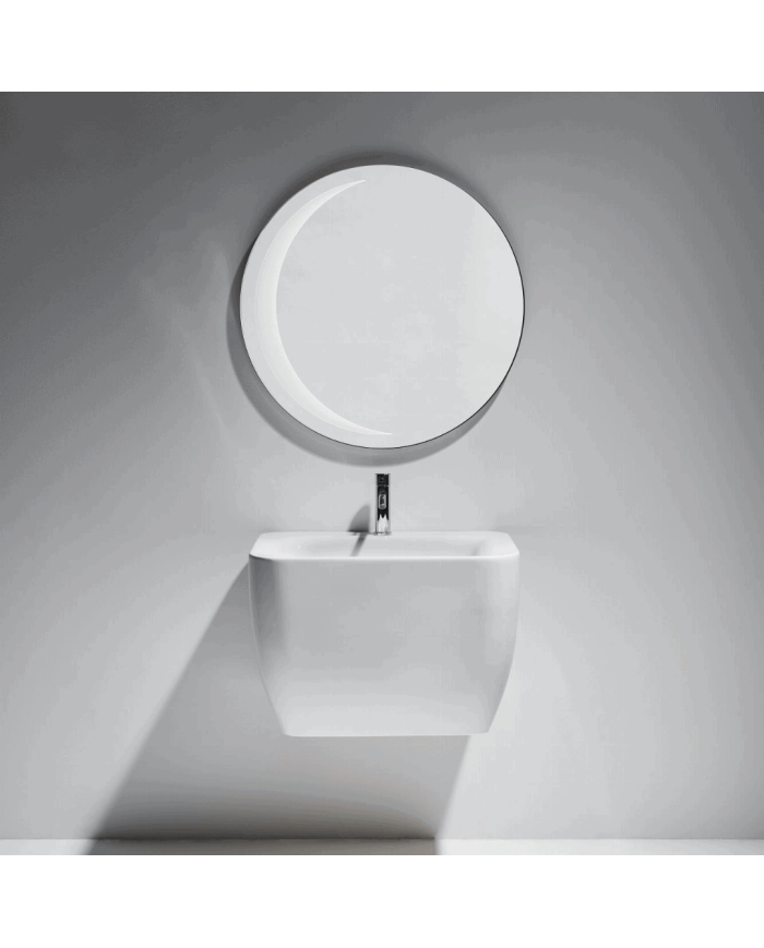 Lavabo suspendu Simas | Céramique artisanale italienne