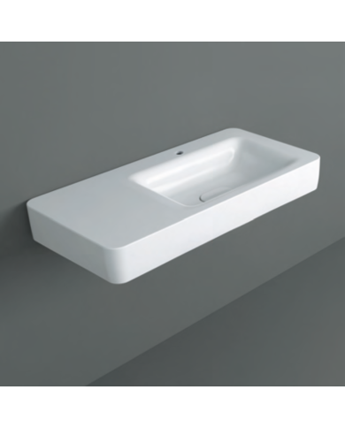 lavabo suspendu simas | Lavabo 100 Henges en céramique