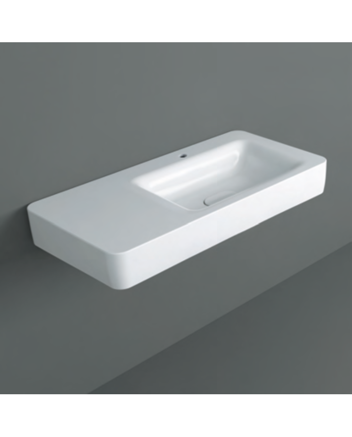 lavabo suspendu simas | Lavabo 100 Henges en céramique