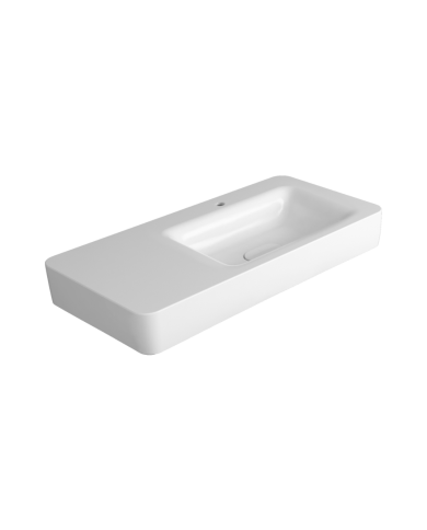 lavabo suspendu simas | Lavabo 100 Henges en céramique