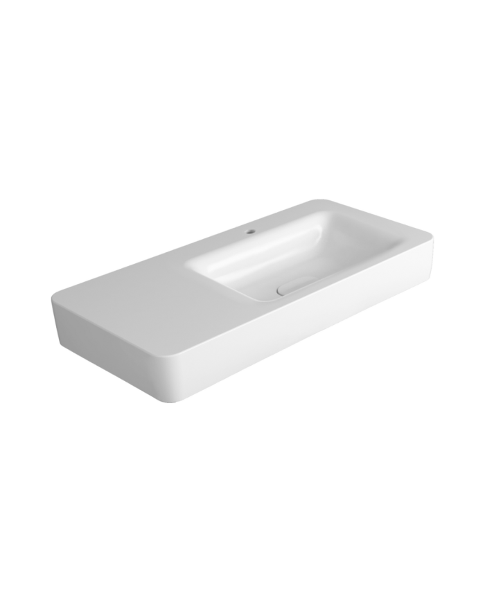 lavabo suspendu simas | Lavabo 100 Henges en céramique