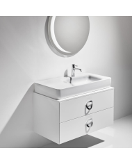 lavabo suspendu simas | Lavabo 100 Henges en céramique