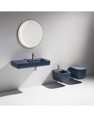 lavabo suspendu simas | Lavabo 100 Henges en céramique