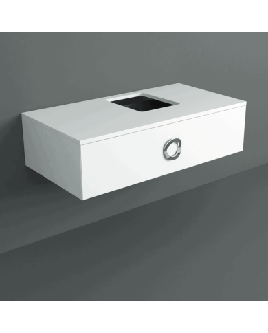 commode suspendue simas | Meuble salle de bain italien
