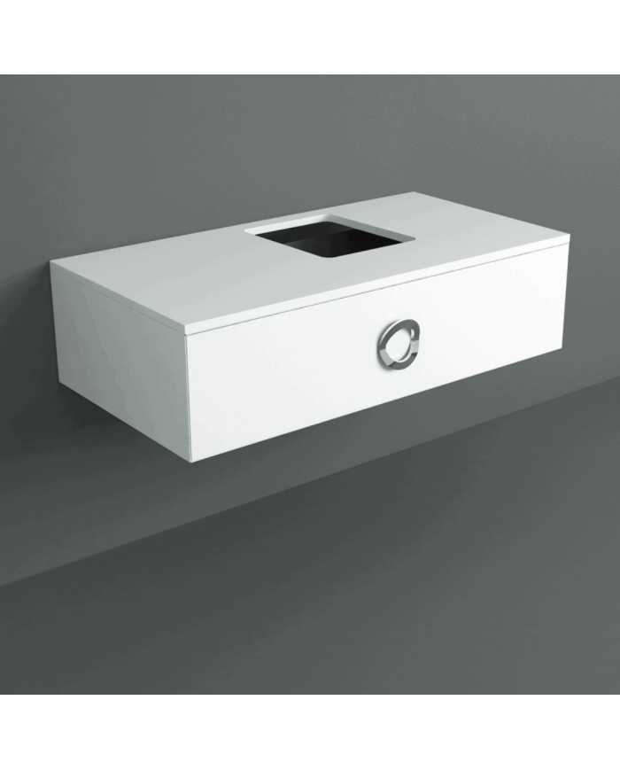 commode suspendue simas | Meuble salle de bain italien