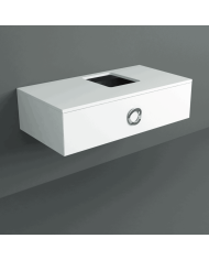 commode suspendue simas | Meuble salle de bain italien