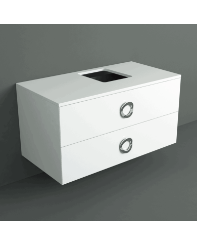 commode suspendue simas | Meuble salle de bain italien