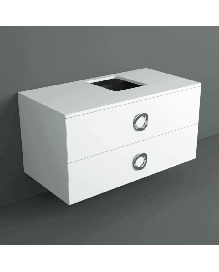 commode suspendue simas | Meuble salle de bain italien