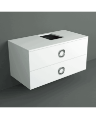 commode suspendue simas | Meuble salle de bain italien