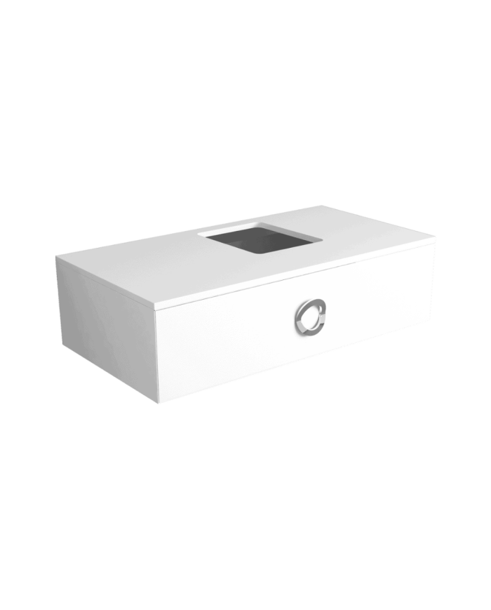 commode suspendue simas | Meuble salle de bain italien