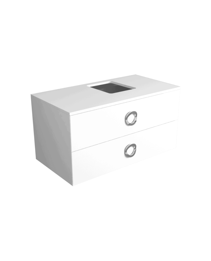 commode suspendue simas | Meuble salle de bain italien