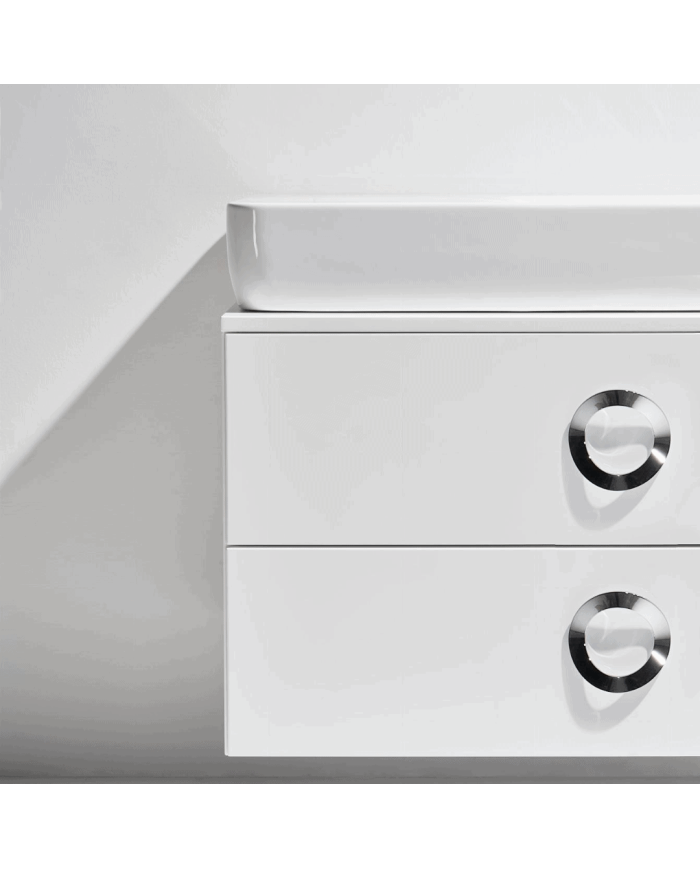 commode suspendue simas | Meuble salle de bain italien