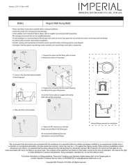 bidet suspendu imperial | Regent Blanc Céramique