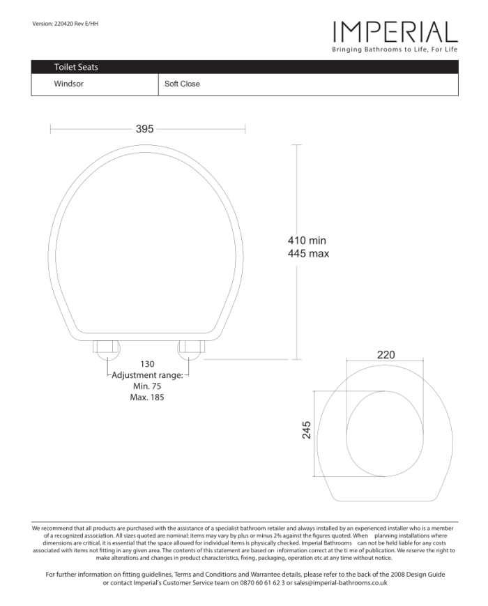 Abattant Windsor - Imperial
