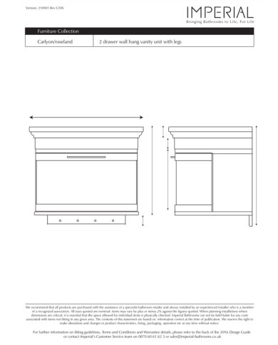 meuble suspendu carlyon imperial | Imperial