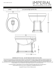 cuvette suspendue imperial | Lichfield rétro anglaise