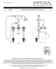 Mélangeur sur gorge Lichfield Imperial