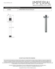 Tête de douche Imperial