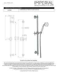 Kit de douche encastré - Lichfield Imperial