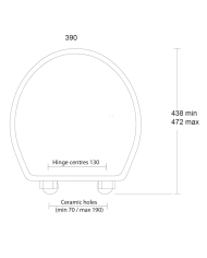 Abattant Oval Radcliffe - Imperial