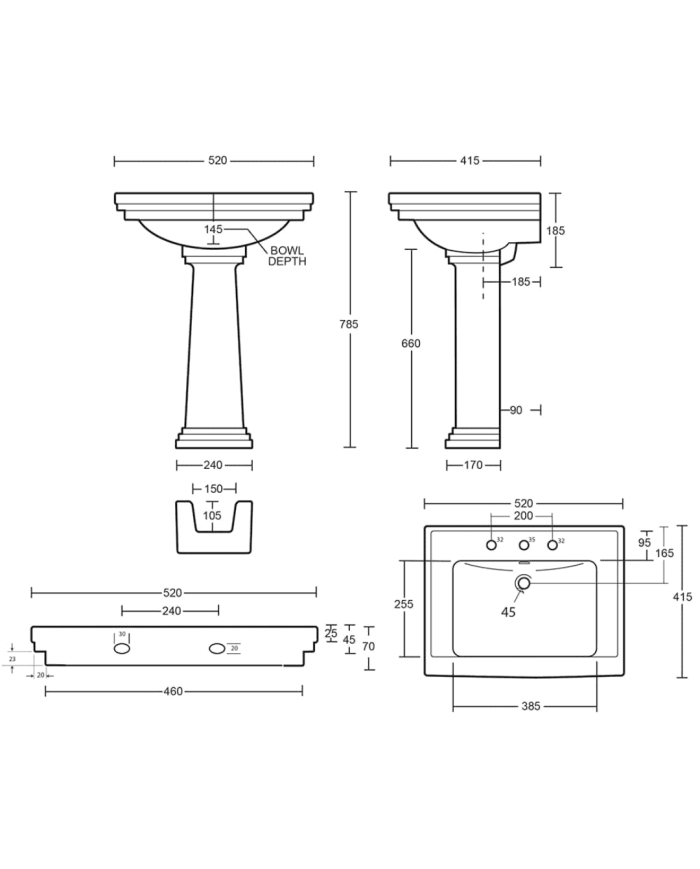 Petit Lavabo - Astoria Imperial