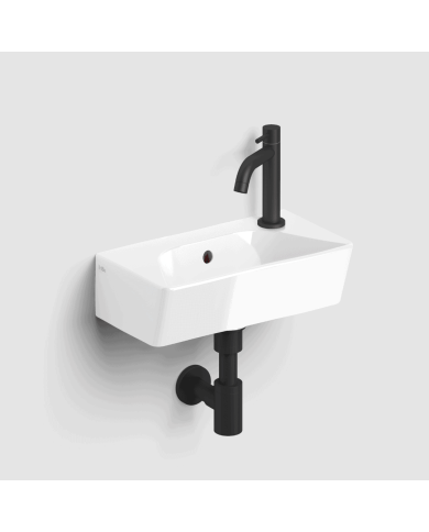 lave mains clou inbe | Céramique rectangle 1 trou