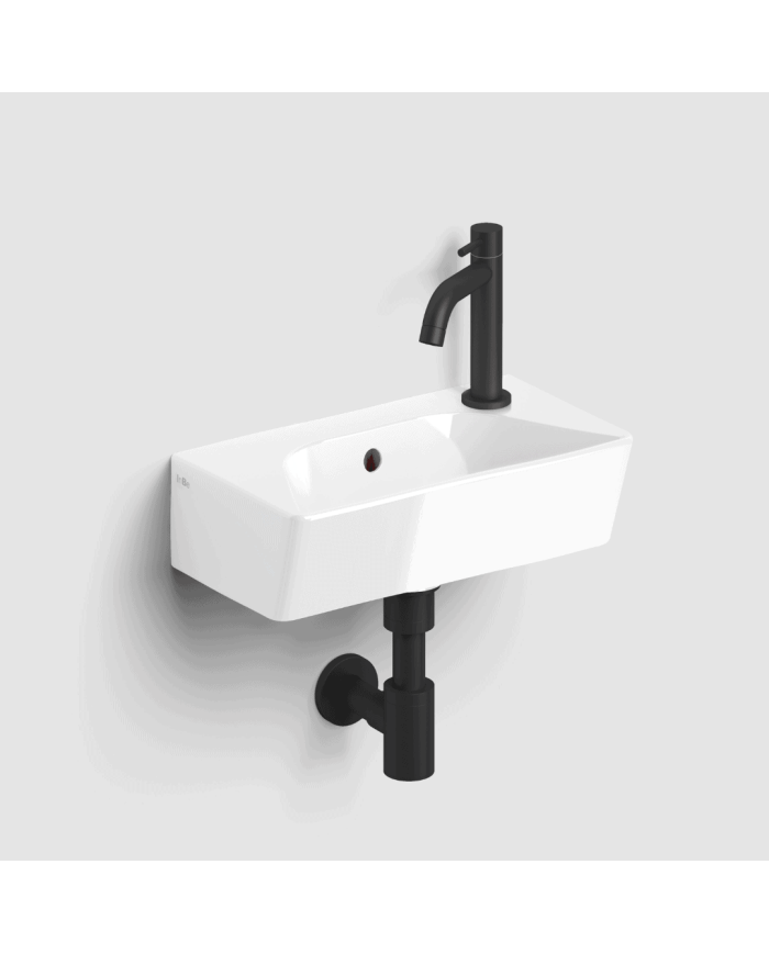 lave mains clou inbe | Céramique rectangle 1 trou