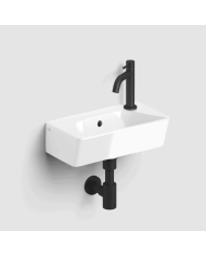 lave mains clou inbe | Céramique rectangle 1 trou
