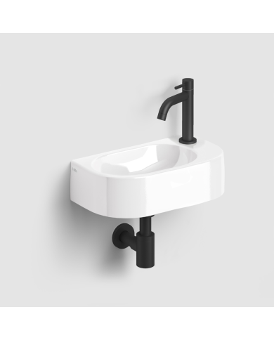 lave mains clou | Série InBe céramique blanche