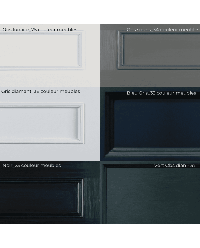 Meuble pour lavabo double + miroir Harbury Aqua Prestige