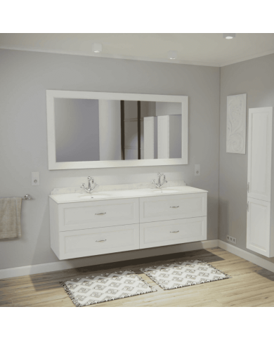 meuble lavabo 2 vasques astoria | Aqua Prestige Belgique