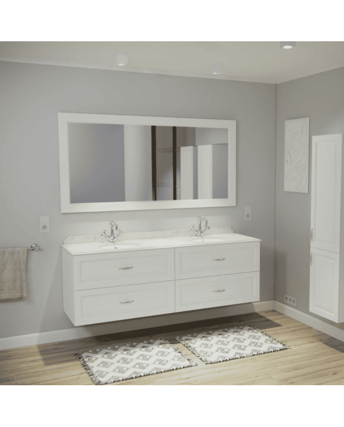 meuble lavabo 2 vasques astoria | Aqua Prestige Belgique