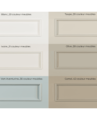 Meuble lavabo 2 vasques et miroir Astoria Aqua Prestige