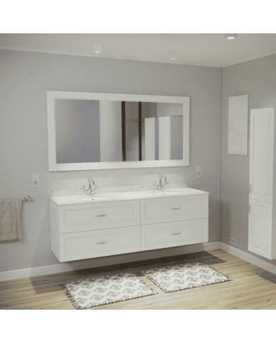 meuble lavabo 2 vasques astoria | Aqua Prestige Belgique