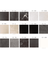 Meuble lavabo 2 vasques L180 et miroir Astoria Aqua Prestige