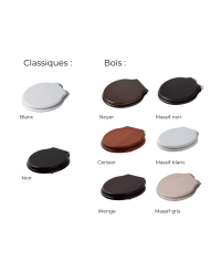 WC au sol réservoir mi-haut - Bleu Provence 900