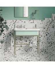 lavabo céramique bleu provence 80cm | Bleu Provence