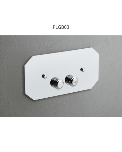 plaques Geberit rétro | Bleu Provence 16 finitions