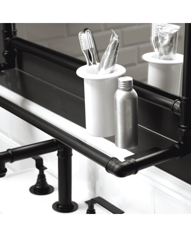 miroir étagère Bleu Provence | 16 finitions métal