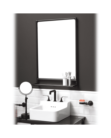 miroir étagère Bleu Provence | 16 finitions métal