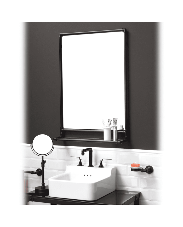 miroir étagère Bleu Provence | 16 finitions métal