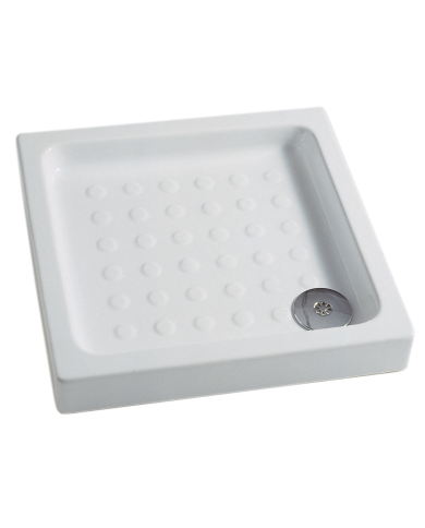 receveur douche bleu provence | Céramique H9 Blanc