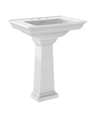 Lavabo céramique blanche - Ascott - Horus