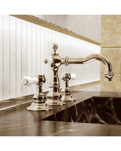 Mélangeur lavabo 3 trous Julia Victoria - Horus Mélangeur lavabo 3 trous Julia Victoria - Horus